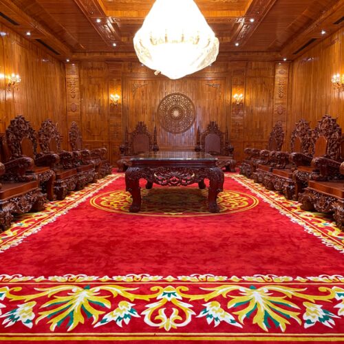 dự án thảm khánh tiết tại Sales Gallery Lê Phong