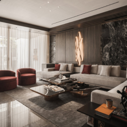 dự án thảm phòng khách Indust