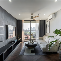 thảm trải sàn cho biệt thự Flamigo Đại Lải