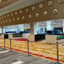 dự án thảm tại khu vực an ninh soi chiếu